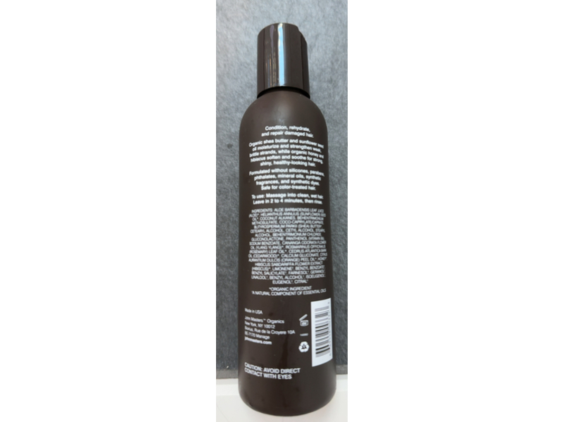 John Masters Organics Repair Conditioner, Honey & Hibiscus, 6 fl oz/177 mL