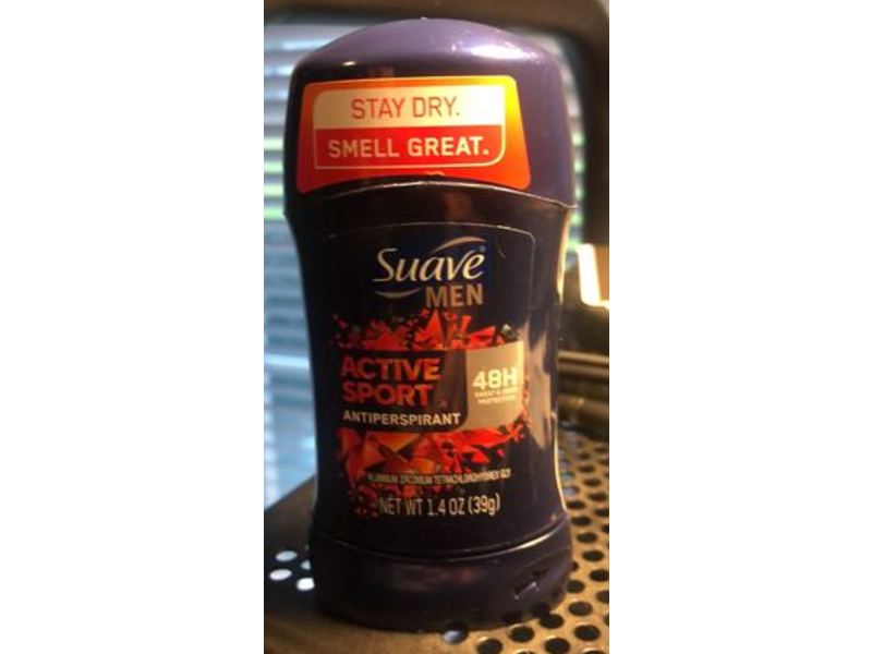 Suave Men Active Sport Antiperspirant, 1.4 oz/39 g