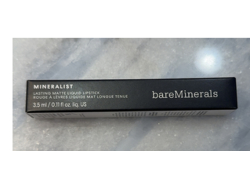 bareMinerals Mineralist Lasting Matte Liquid Lipstick, Splendid, 0.11 fl oz/3.5 mL