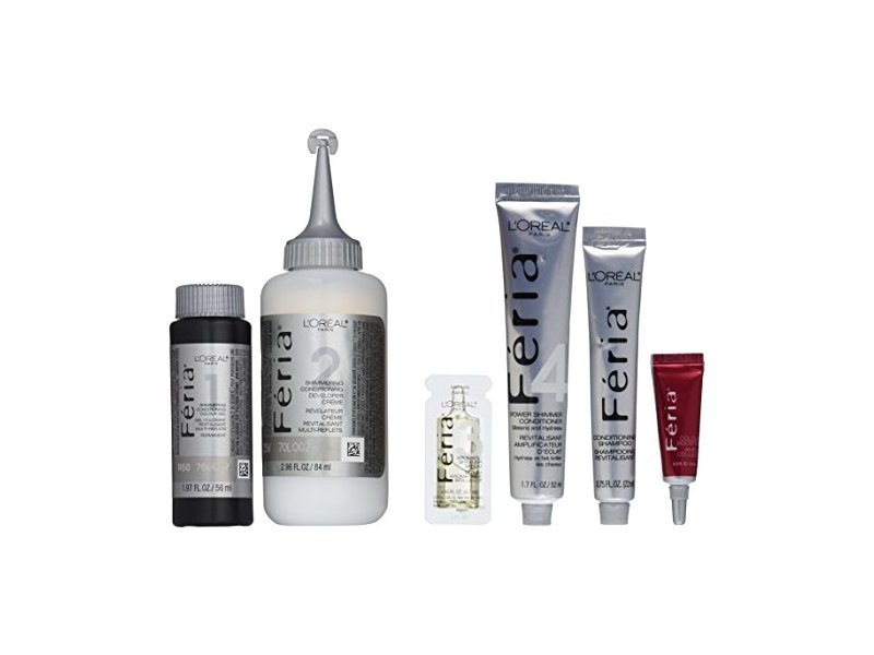 L'Oréal Paris Feria Permanent Hair Color, R68 Ruby Rush (Rich Auburn True Red)