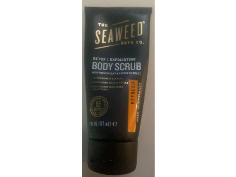 The Seaweed Bath Co. Detox/Firming Body Cream with Green Coffee Bean Extract, Refresh, 6 fl oz/177 mL