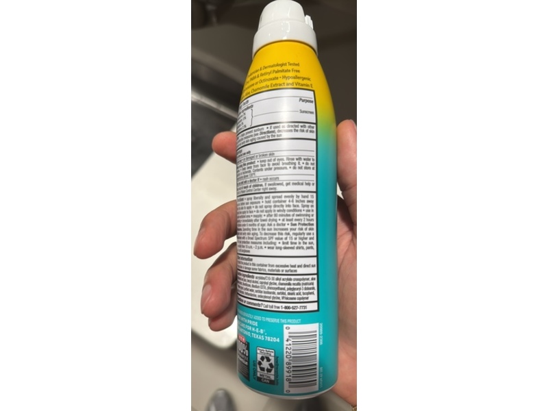 H.E.B Kids Sunscreen Lotion Spray, SPF 50, 6.3 oz/178 g