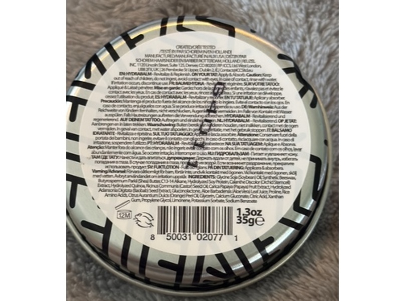 Reuzel Hydrabalm Tattoo Aftercare Balm, 1.3 oz/35 g