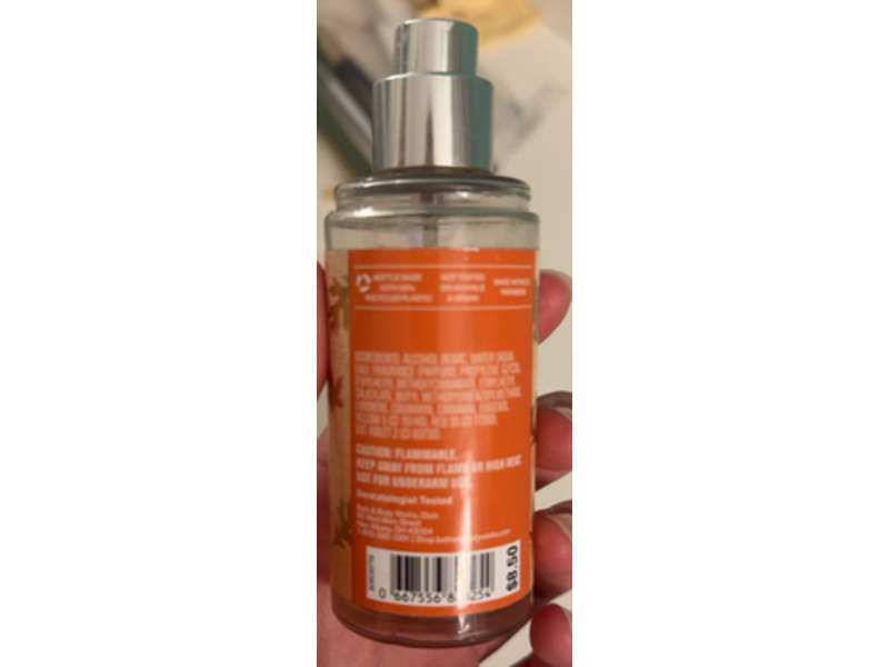 Bath & Body Works Fine Fragrance Mist, Pumpkin Cupcake, 2.5 fl oz/75 mL