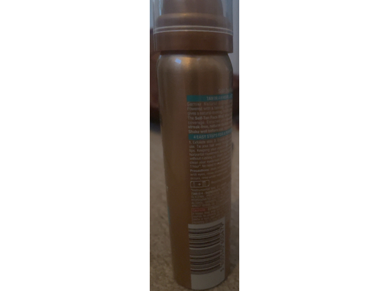 Garnier Bronzer Self Tan Mist, Dark, 75 mL