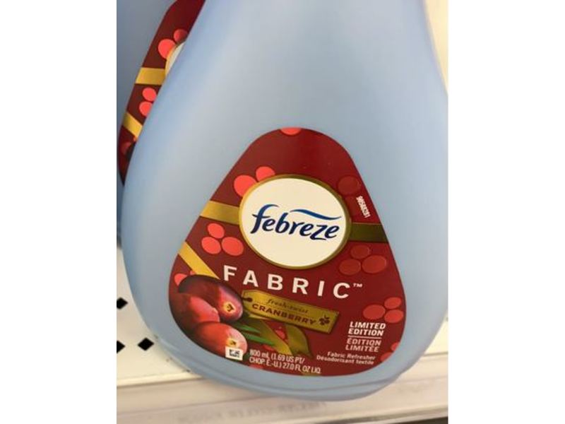 Febreze Fabric Refresher, Fresh Twist Cranberry, 27 fl oz/800 mL