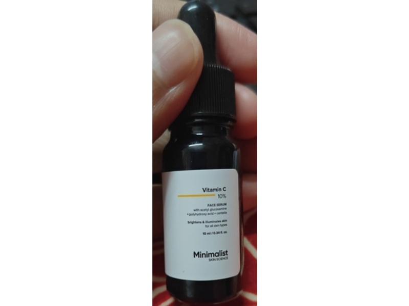 Minimalist Face Serum, Vitamin C 10%, 0.34 fl oz/10 mL