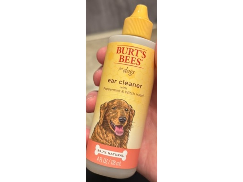 Burt's Bees Dogs Ear Cleaner, Peppermint & Witch Hazel, 4 fl oz/118 mL