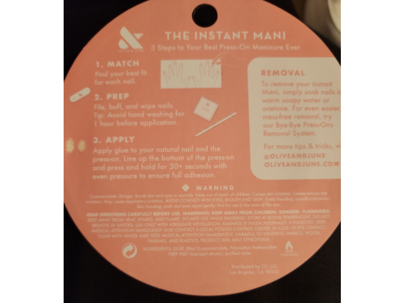 Olive & June Press-On Nails, TT, 42 Count