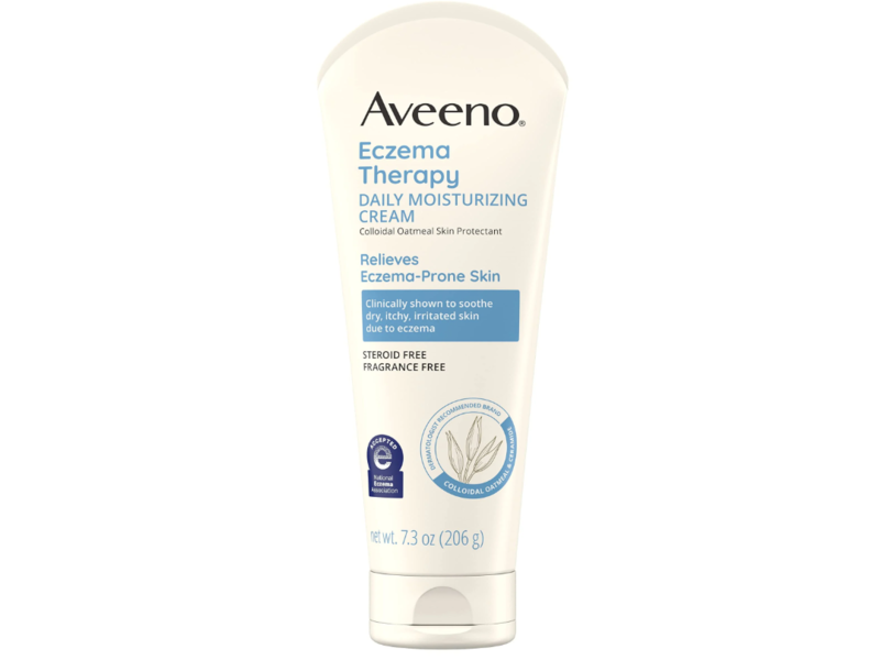 Aveeno Eczema Therapy Daily Moisturizing Cream, Fragrance Free, 7.3 oz/206 g