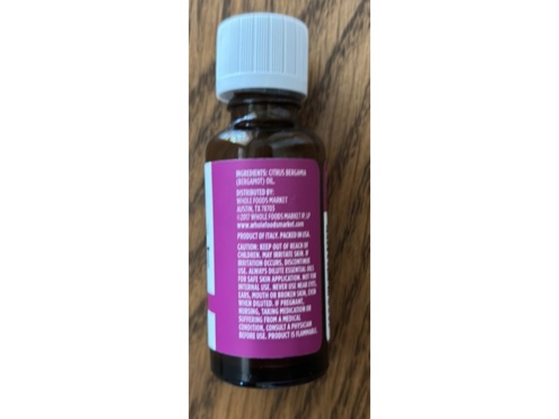 365 by Whole Foods Market 100% Uplifting Essential Oil, Bergamot, 1 fl oz/30 mL