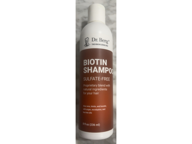 Dr. Berg Biotin Shampoo, 8 fl oz/236 mL