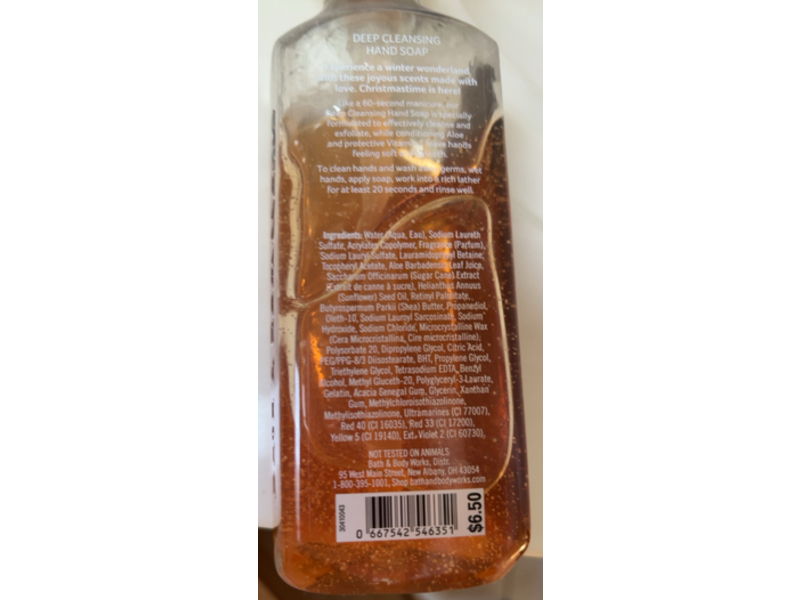 Bath and Body Works Deep Cleansing Hand Soap, Twisted Pepper Mint, 8 fl oz/236 mL