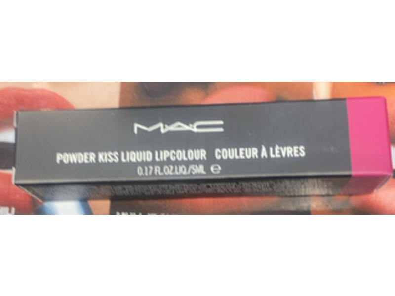 MAC Powder Kiss Liquid Lip Colour, Make It Fashun, 0.17 fl oz/5 mL
