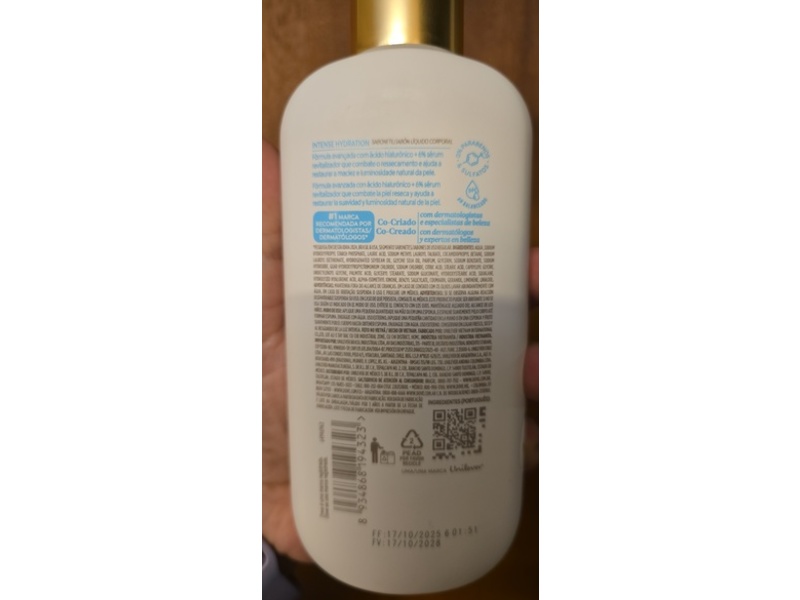 Dove Intense Hydration Serum Body Wash, 300 mL