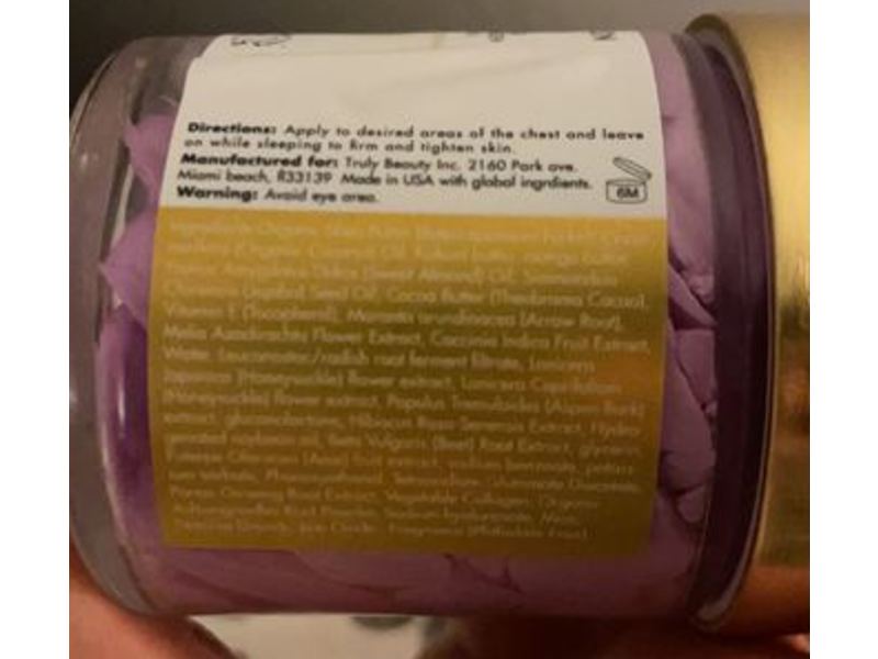 Truly Goodnight Mood Chest/Neck Sleep Mask, 4 oz/120 mL