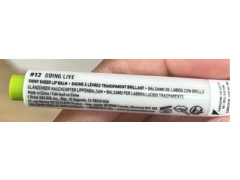 Nyx Professional Makeup Fat Oil Slick Click Shiny Lip Balm, Going Live, 0.07 oz/2 g