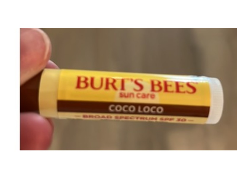 Burt's Bees Sun Care Lip Balm, SPF30, Coco Loco, 0.15 oz/4.25 g