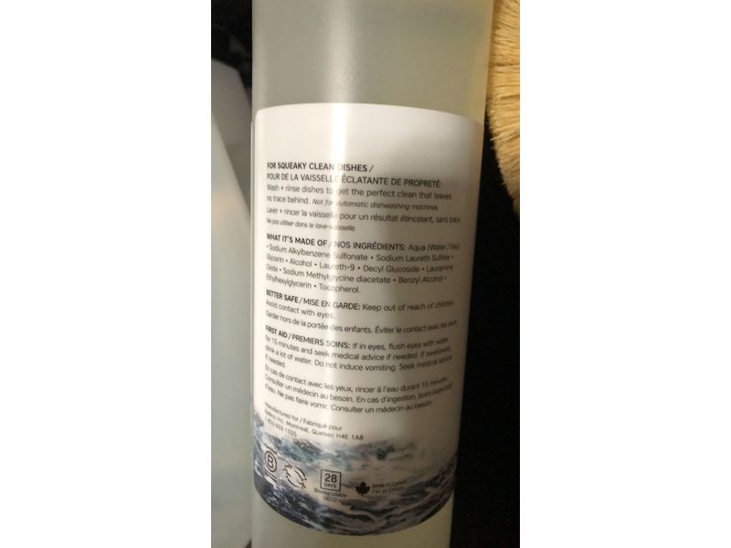 The Unscented Company Dish Soap, 25.4 fl oz/750 mL