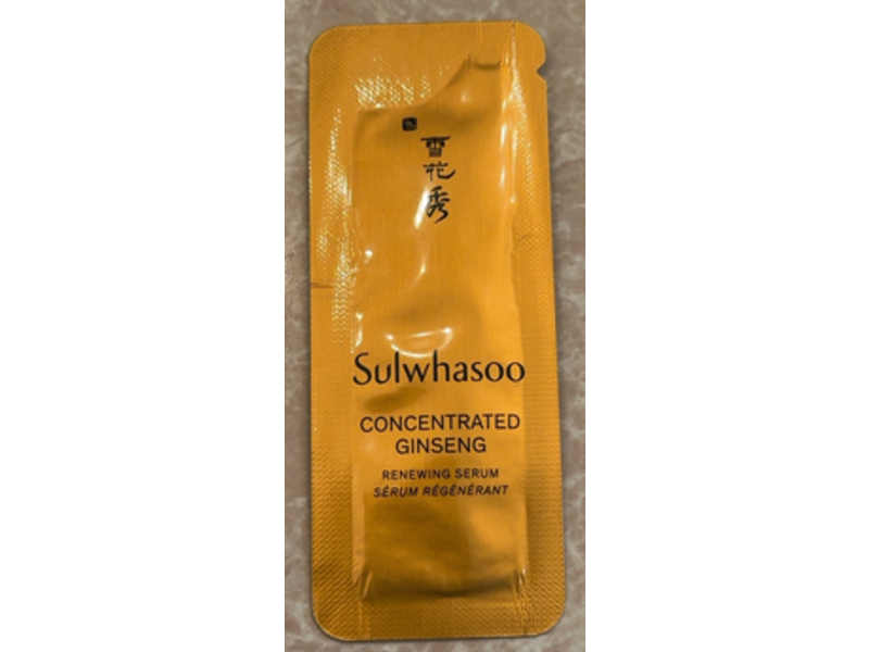 Sulwhasoo Concentrated Ginseng Renewing Serum, 0.03 fl oz/1 mL