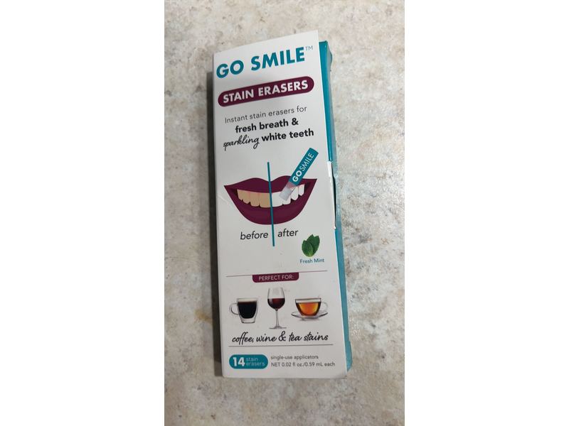 GoSmile Stain Erasers, Touch Ups, Fresh Mint - 14ct