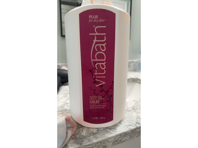 Vitabath Plus Moisturizing Bath & Shower Gel, 128 oz/3.6 kg