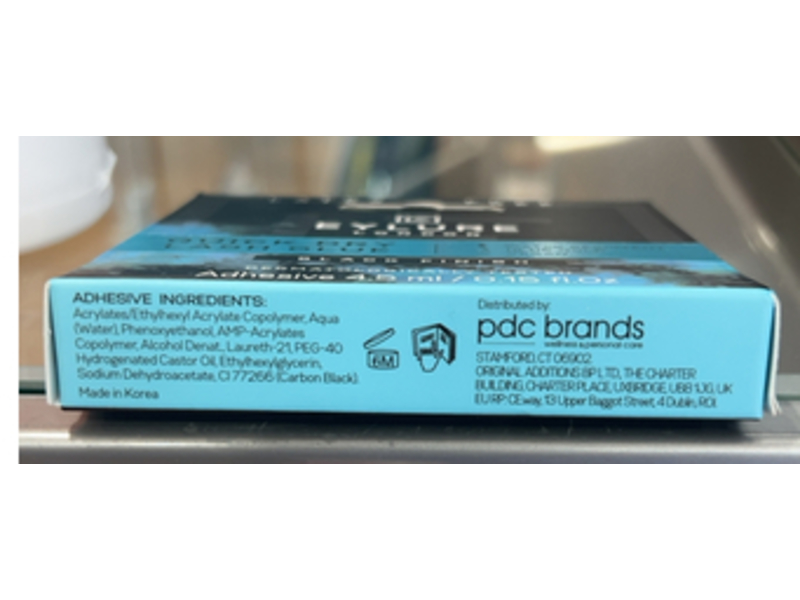 Eylure London Quick Dry Lash Glue, Black Finish, 0.15 fl oz/4.5 mL