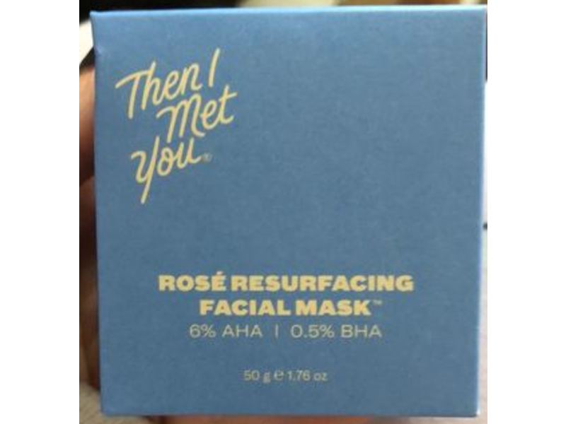 Then I Met You Facial Mask, Rose Resurfacing, 1.76 oz/50 g