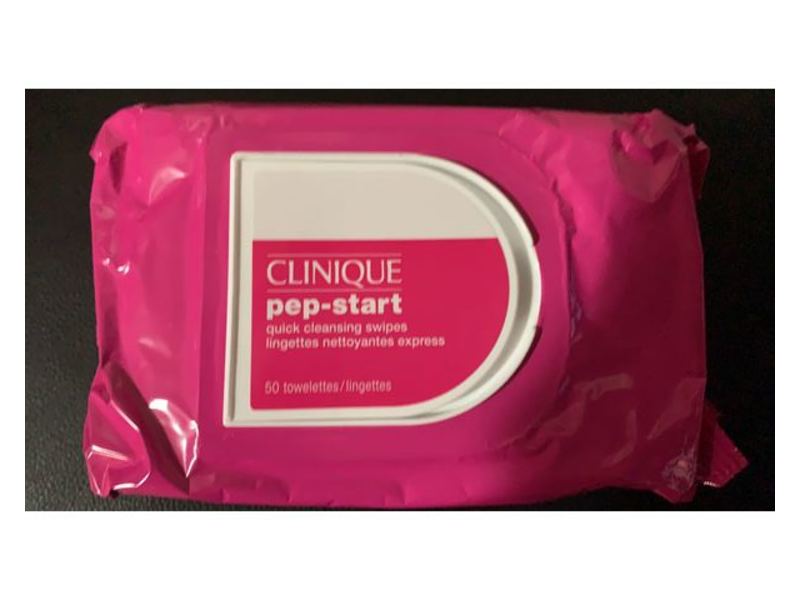 Clinique Pep-Start Cleansing Swipes, 50 Count