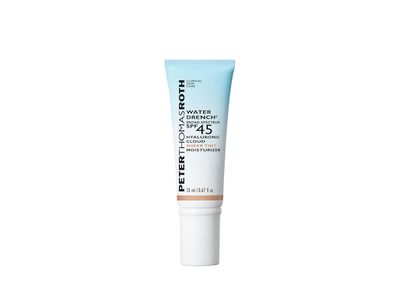 Peter Thomas Roth Water Drench Hyaluronic Cloud Moisturizer, Sheer Tint, SPF 45, 0.67 fl oz/20 mL