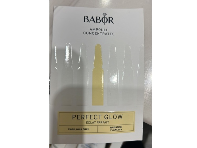 Babor Ampoule Concentrates Perfect Glow, 0.06 fl oz/2 mL, Pack Of 7