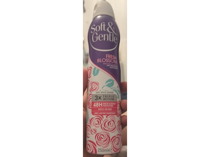 Soft & Gentle Anti Perspirant Deodorant, Fresh Blossom, 250 mL