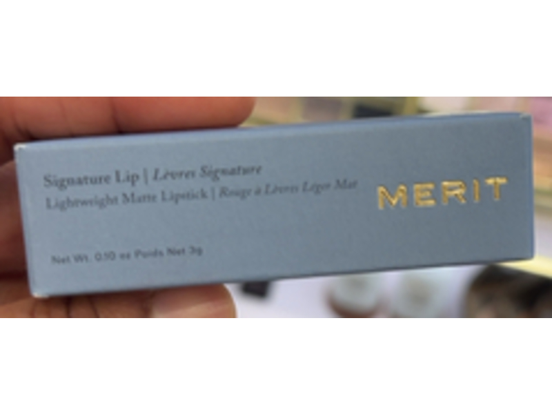 Merit Signature Lip Lightweight Lipstick, Power, 0.10 oz/3 g