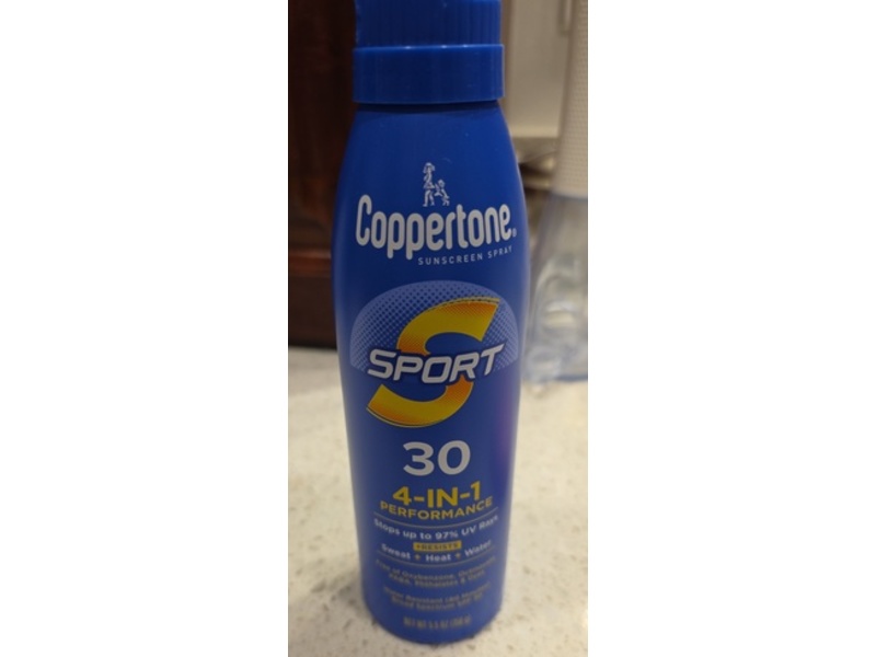 Coppertone Sport 4 In 1 Sunscreen, SPF 30, 5.5 oz/156 g,Pack Of 2