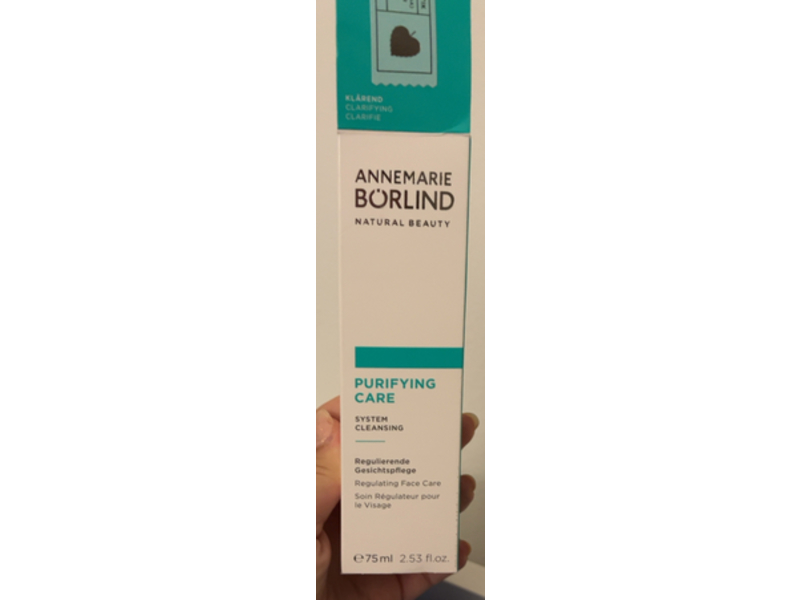 Annemarie Borlind Purifying Care System Cleansing Regulating Facial Cream, 2.53 oz/75 mL