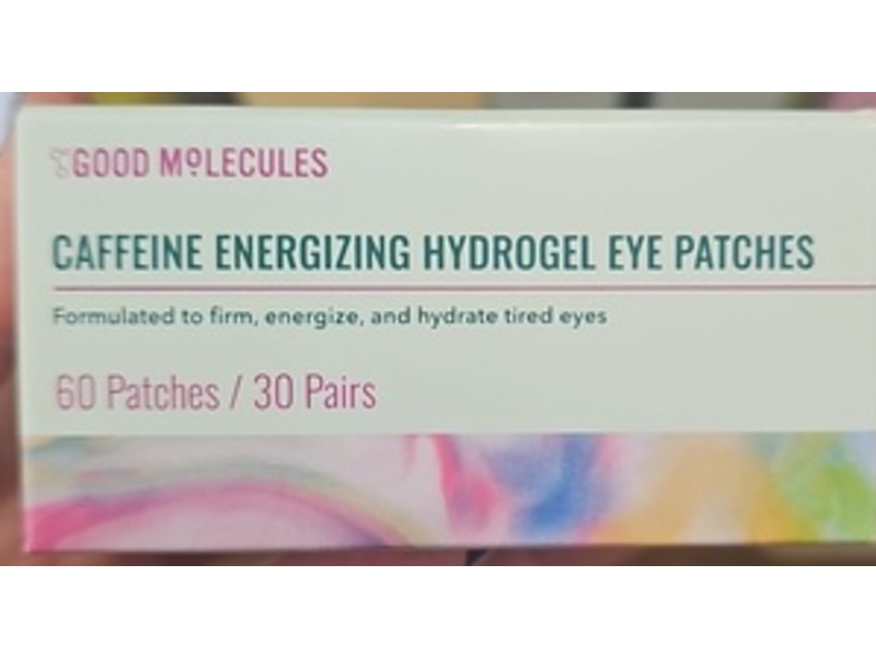 Good Molecules Hydrogel Eye Patches, Caffeine, 30 Pair