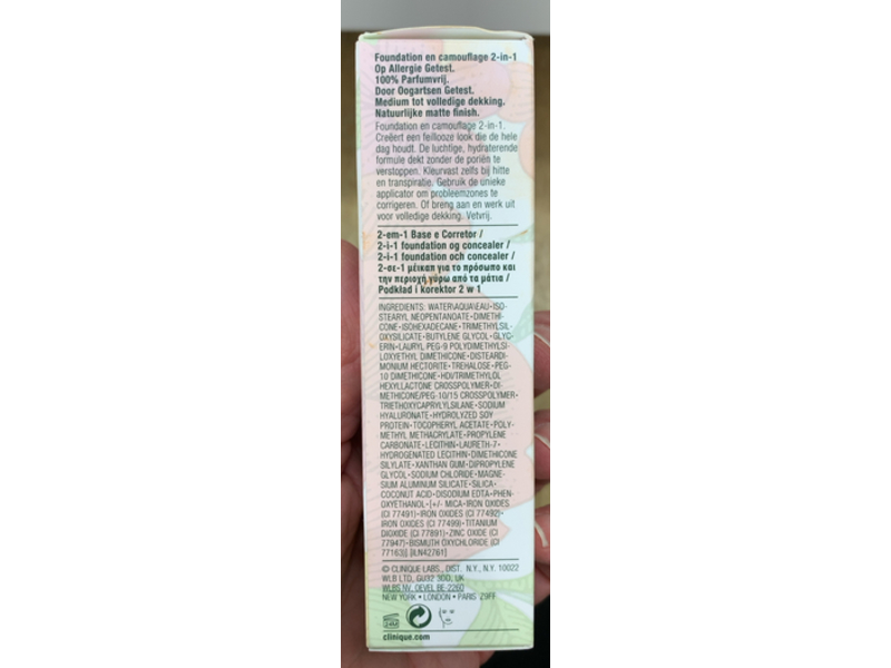 Clinique Beyond Perfecting Liquid Foundation + Concealer, CN 78 Nutty, 1 fl oz/30 mL