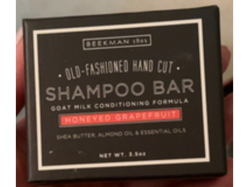 Beekman 1802 Old Fashioned Hand Cut Shampoo Bar, Honeyed Grapefruit, 3.5 oz