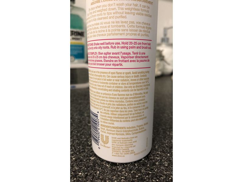 Dove Refresh + Care Invigorating Dry, Shampoo, 142 g