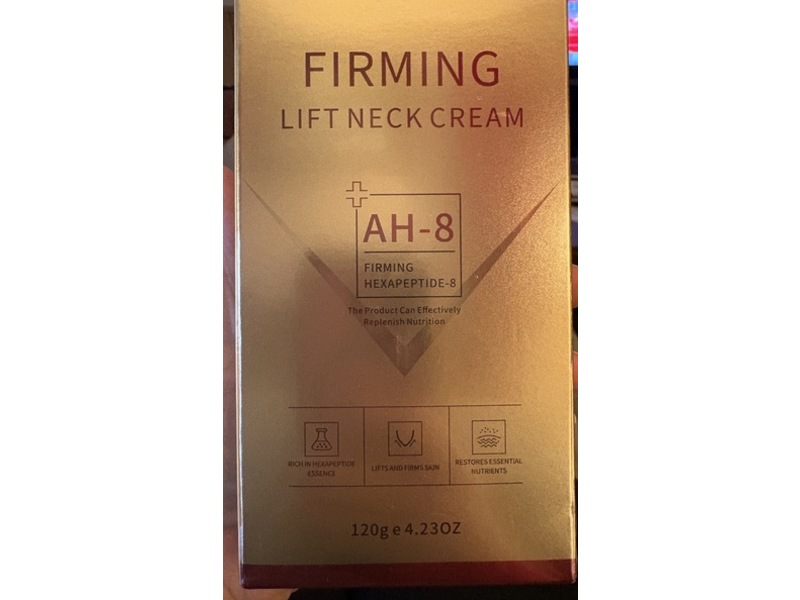 YCZ Firming Lift Neck Cream, AH-8, 4.23 fl oz/120 g