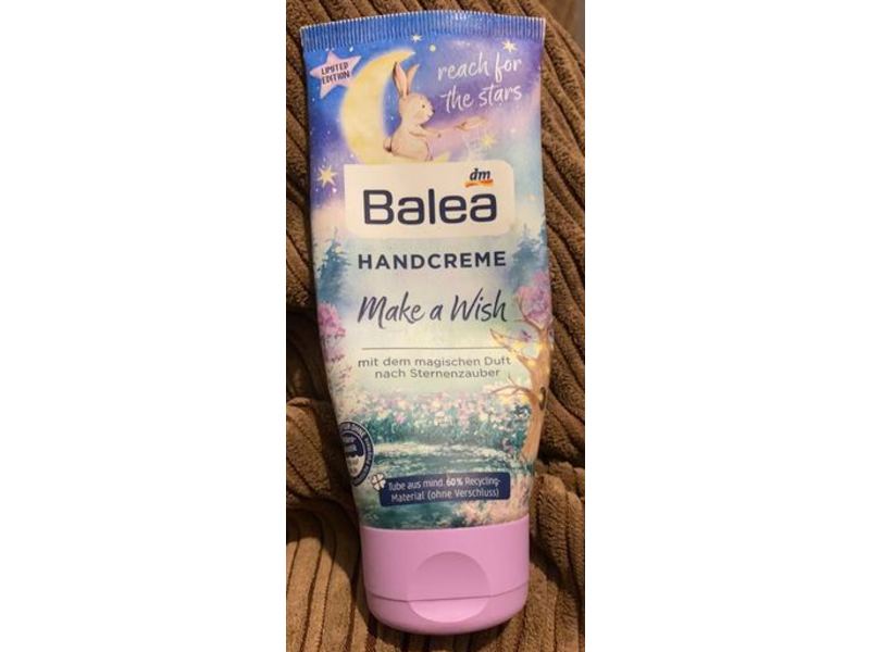Balea Make a Wish Hand Cream, 3.4 fl oz/100 mL