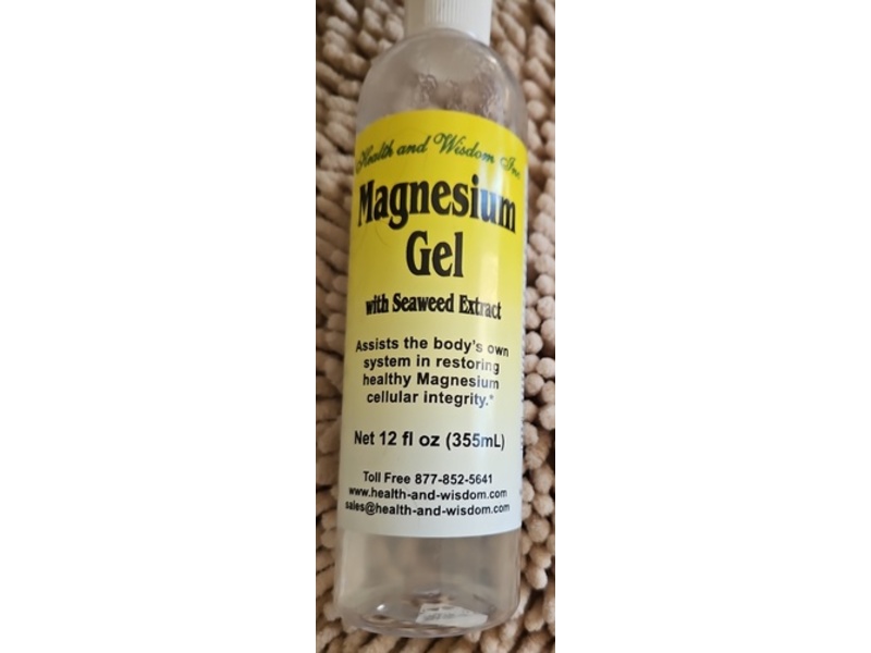 Health & Wisdom Inc Magnesium Gel, Seaweed Extract, 12 fl oz/355 mL