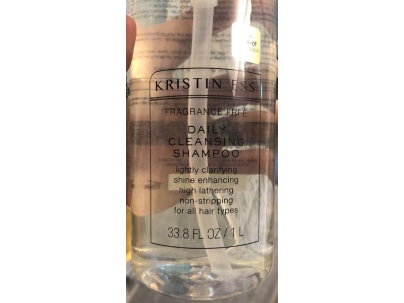 Kristin Ess Fragrance Free Daily Cleansing Shampoo, 33.8 fl oz/1 L