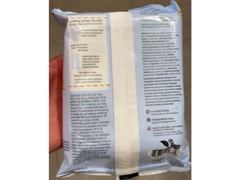 Grab Green Soothing Wipes, Witch Hazel, 32 Count