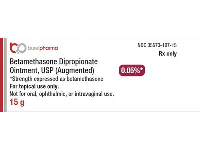Betamethasone Dipropionate Ointment 0.05%, 15 g, Burellpharma (Rx)