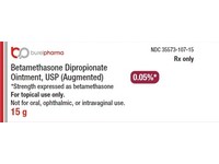 Betamethasone Dipropionate Ointment 0.05%, 15 g, Burellpharma (Rx) - Image 2