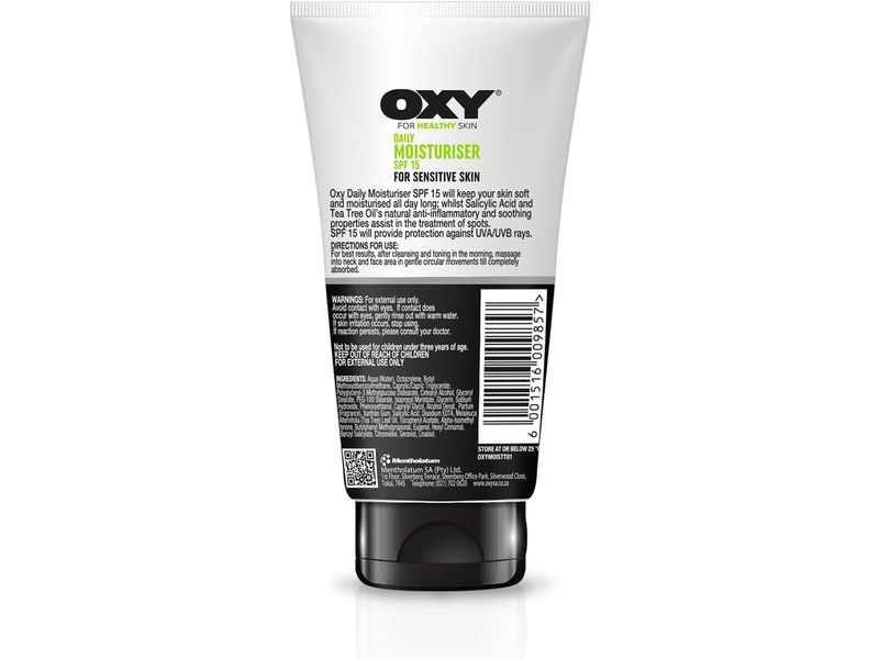 Oxy Daily Moisturiser, SPF 15, 100 mL