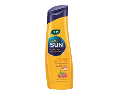 Joy Hello Sun Sunblock & Anti-Tan Lotion, SPF 20 PA++, 100 mL
