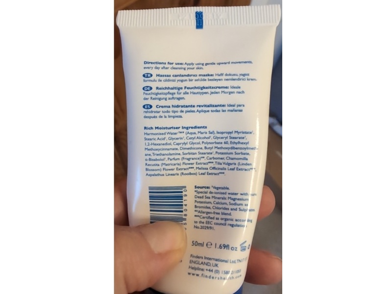 Dead Sea Spa Magik Rich Moisturiser, 1.69 fl oz/50 mL