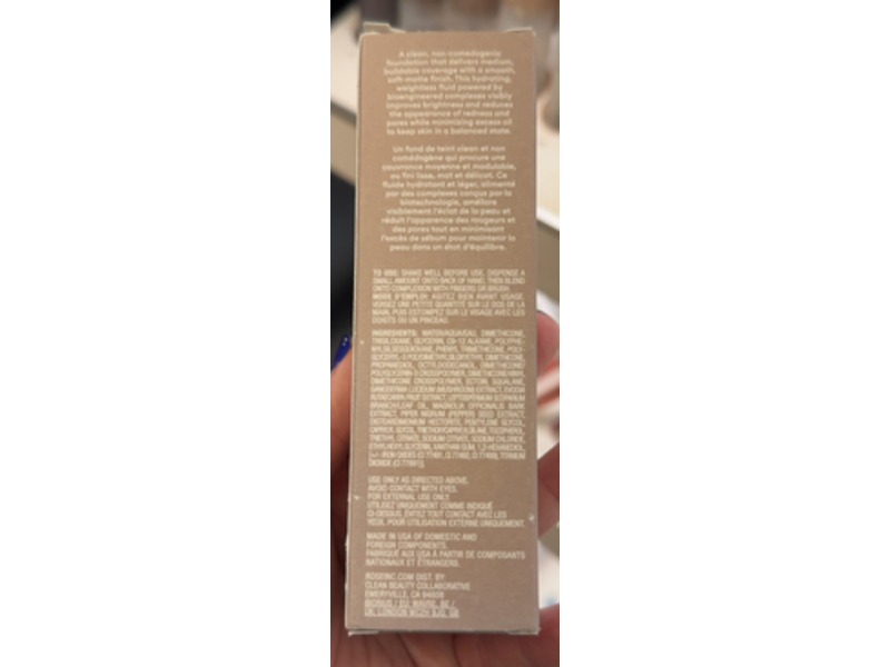 Rose Inc Soft Light Skin Smoothing Liquid Foundation, 1 fl oz/30 mL